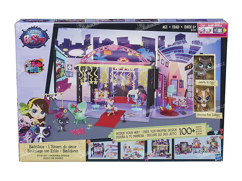 Littlest Pet Shop hrací sada zákulisí